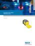 Transponder safety switches T4000 Direct Sensor
