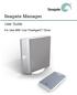 Seagate Manager. User Guide. For Use With Your FreeAgent TM Drive. Seagate Manager User Guide 1