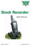 Stock Recorder Stock Recorder Version