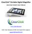 ClearClick Portable Digital Magnifier