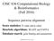 CISC 636 Computational Biology & Bioinformatics (Fall 2016)