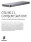 CSU 0111 Compute Sled Unit