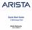 Quick Start Guide. C-100 Access Point. Arista Networks DOC
