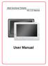 Multi-functional Portable HD LCD Monitor. User Manual