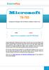 Designing and Managing a Microsoft Business Intelligence Solution Exam.