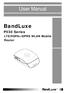 User Manual. BandLuxe. P530 Series. LTE/HSPA+/GPRS WLAN Mobile Router