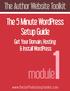 The 5 Minute WordPress Setup Guide