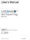 User s Manual LOC8ING. Air Travel Tag Ver TM. LOC8ING LTD. Unit 1016 Houston Centre, 63 Mody road, T.S.T East, Kowloon HONG KONG