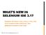 WHAT S NEW IN SELENIUM IDE 3.1?