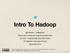Outline. What is Big Data? Hadoop HDFS MapReduce Twitter Analytics and Hadoop