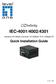 IEC-4001/4002/4301. Quick Installation Guide. Industrial mini Media Converter 10/100Base-TX to 100Base-FX. v