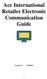 Ace International Retailer Electronic Communication Guide