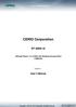 CERIO Corporation. DT-300N v2. User s Manual. extreme Power 11n 2.4Ghz 2x2 Wireless Access Point (1000mW) CenOS 3.0
