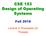 CSE 153 Design of Operating Systems Fall 2018
