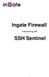 Ingate Firewall. interworking with. SSH Sentinel