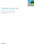VMware vcloud Air. Enterprise IT Hybrid Data Center TECHNICAL MARKETING DOCUMENTATION