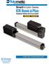ICR Basic & Plus. Series. Integrated Control rod-style actuator LINEAR SOLUTIONS MADE EASY
