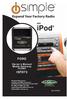 ipod Owner s Manual Expand Your Factory Radio FORD Media Gateway PXAMG ISFD73 Media Gateway add PXAMG