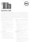 OptiPlex 380. OptiPlex: Secure Computing Made Simple. OptiPlex: The esential key to productivity