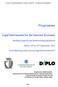 Programme. Legal Instruments for the Internet Economy. Building Capacity and Implementing Regulation. Malta, 14 th to 19 th September, 2015