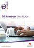 Bill Analyser User Guide