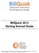 BillQuick 2012 Getting Started Guide