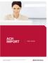 ACH IMPORT. User Guide