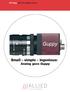 AVT Guppy IEEE 1394 digital camera. Small - simple - ingenious: Analog goes Guppy