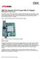 IBM Flex System FC port 8Gb FC Adapter IBM Redbooks Product Guide