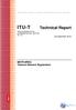 ITU-T. Technical Report. MSTR-NREG Telecom Network Registration. (23 September 2016)