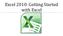 Excel 2010: Getting Started with Excel