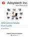 CENTRAL INTAKE. AES Central Intake User Guide. AES University Manual. Adaptive Enterprise Solutions