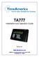 TA777 Installation and Operation Guide