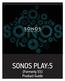 SONOS PLAY:5. (Formerly S5) Product Guide