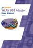 WLAN USB Adaptor User Manual