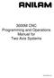 3000M CNC Programming and Operations Manual for Two-Axis Systems