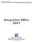 Integration Office 2003