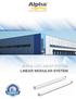 ALPHA LED LINEAR SYSTEM LINEAR MODULAR SYSTEM YEARS GUARANTEE