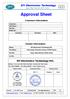 SFI Electronics Technology. Super High Network (SHN) Series. Approval Sheet. Customer Information. Part No. : Model No. : Company Purchase R&D