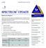 SPECTRUM + UPDATE. Spectrum+ Report. Inside this issue: July 2009 PeopleSoft Financials version 8.9. Known Issues 2