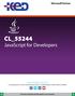CL_55244 JavaScript for Developers