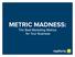 METRIC MADNESS: The Best Marketing Metrics for Your Business