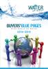 WHy Be A part of WAter Digest - BUyers BLUe pages-2014?