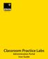 Classroom Practice Labs Administration Portal User Guide