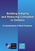 Building Integrity and Reducing Corruption in Defence. A Compendium of Best Practices
