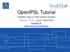 OpenIPSL Tutorial. Assoc. Prof. Luigi Vanfretti. A Modelica Library for Power Systems Simulation.