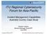 ITU Regional Cybersecurity Forum for Asia-Pacific