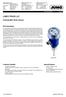 JUMO PINOS L01. Calorimetric flow sensor. Brief description. Special features. Customer benefits. Data Sheet