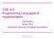CSE 413 Programming Languages & Implementation. Hal Perkins Winter 2019 Grammars, Scanners & Regular Expressions
