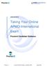 Taking Your Online. APMG-International